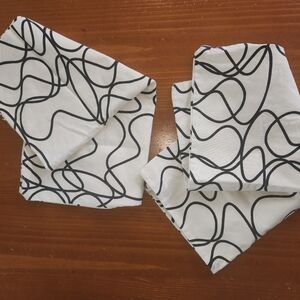 Black and White Patterned Pillowcases